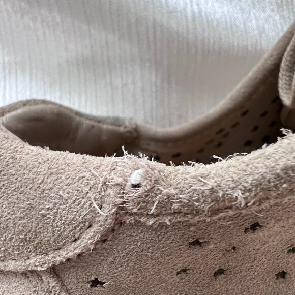 Marc Fisher Carrol Perforated Star Cutout Metallic Espadrille Sneaker - Picture 8 of 9